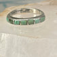 Navajo Turquoise ring size 6 stacker band southwest sterling silver women girls