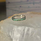 Navajo Turquoise ring size 6 stacker band southwest sterling silver women girls