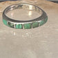 Navajo Turquoise ring size 6 stacker band southwest sterling silver women girls