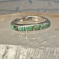 Navajo Turquoise ring size 6 stacker band southwest sterling silver women girls
