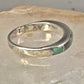 Navajo Turquoise ring size 6 stacker band southwest sterling silver women girls