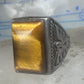 Vintage Sterling Silver Tiger's Eye Signet Ring Thunderbird Mudman Motif Statement Size 10.25 925