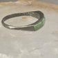 Navajo Turquoise ring size 5.25 stacker band southwest sterling silver women girls