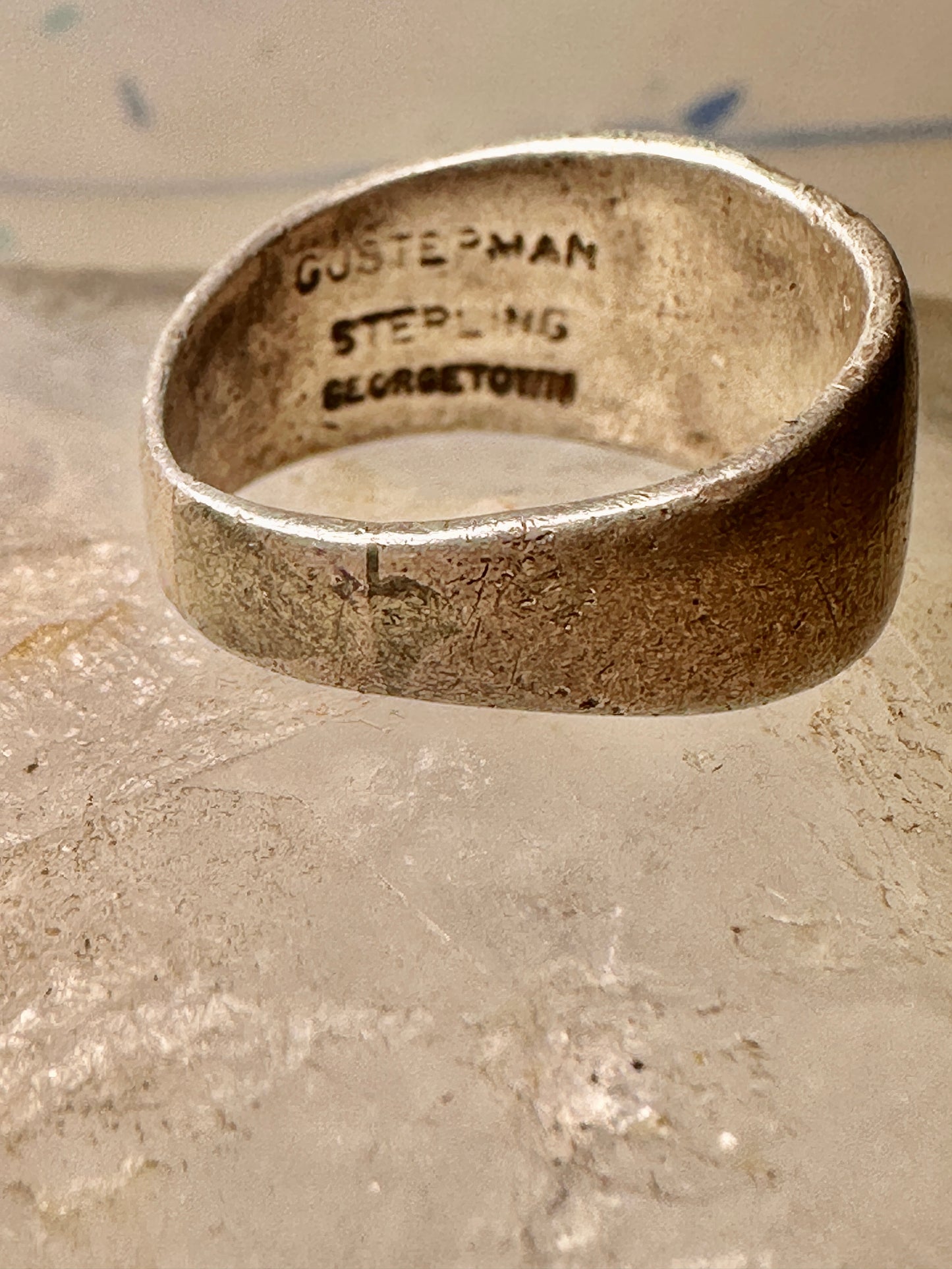 Gusterman ring size 6 Cross Religious sterling silver women men Georgetown