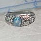 Black Hills Gold opal ring wedding band size 11 sterling silver women men