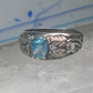 Black Hills Gold opal ring wedding band size 11 sterling silver women men