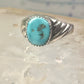 Navajo Ring Turquoise size 10.75 sterling silver women girls