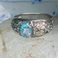 Black Hills Gold opal ring wedding band size 11 sterling silver women men