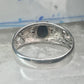 Black Hills Gold opal ring wedding band size 11 sterling silver women men