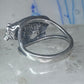 Bear ring vintage band sterling silver size 7.50 women girl