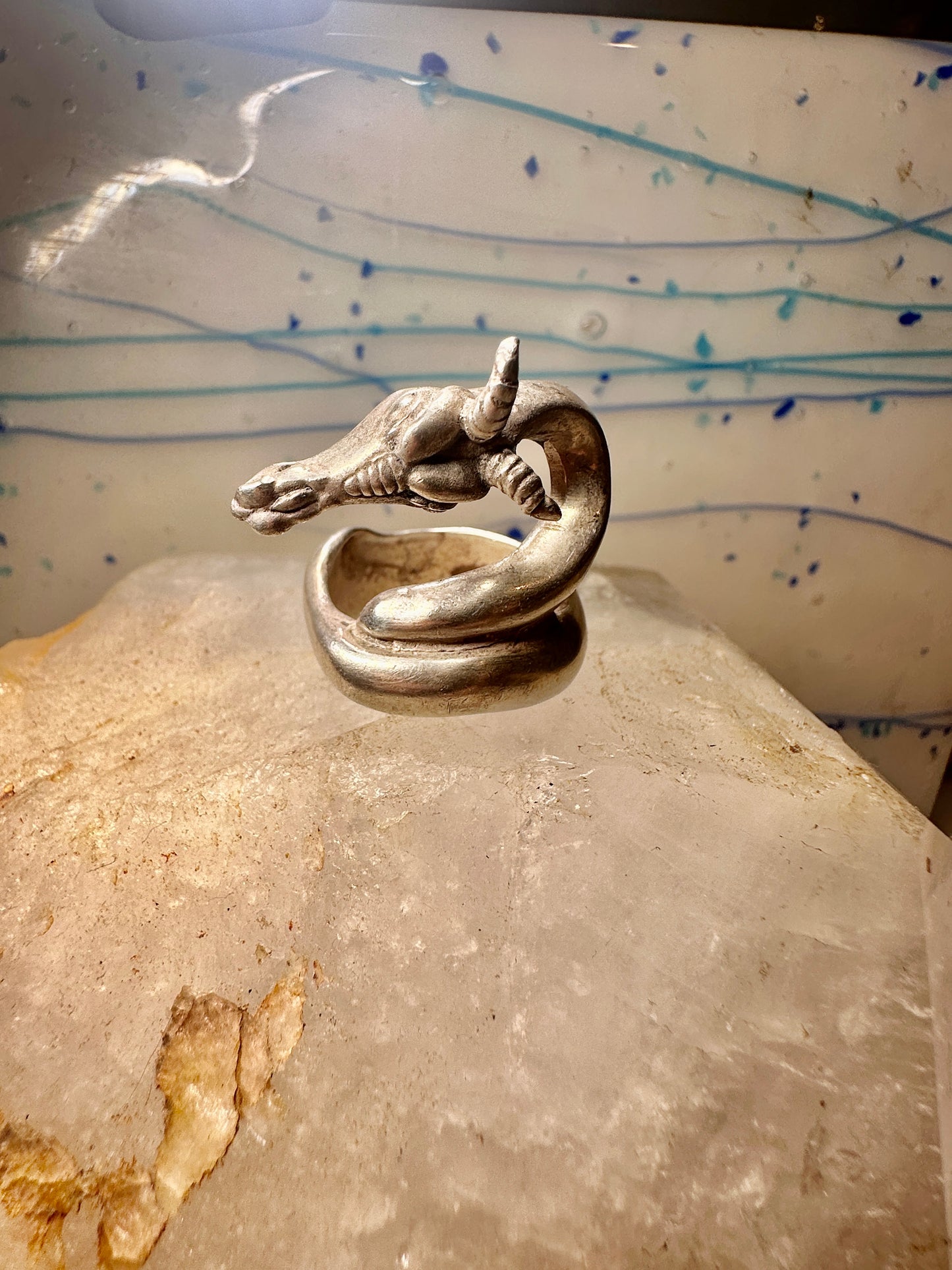 Dragon ring James Yesberger size 6.25 sterling silver women