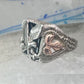 Eagle Ring Black Hills Gold onyx band size 8.75 sterling silver women men