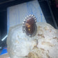 Fire Agate ring Navajo sterling silver  beaded design size 5 women girls