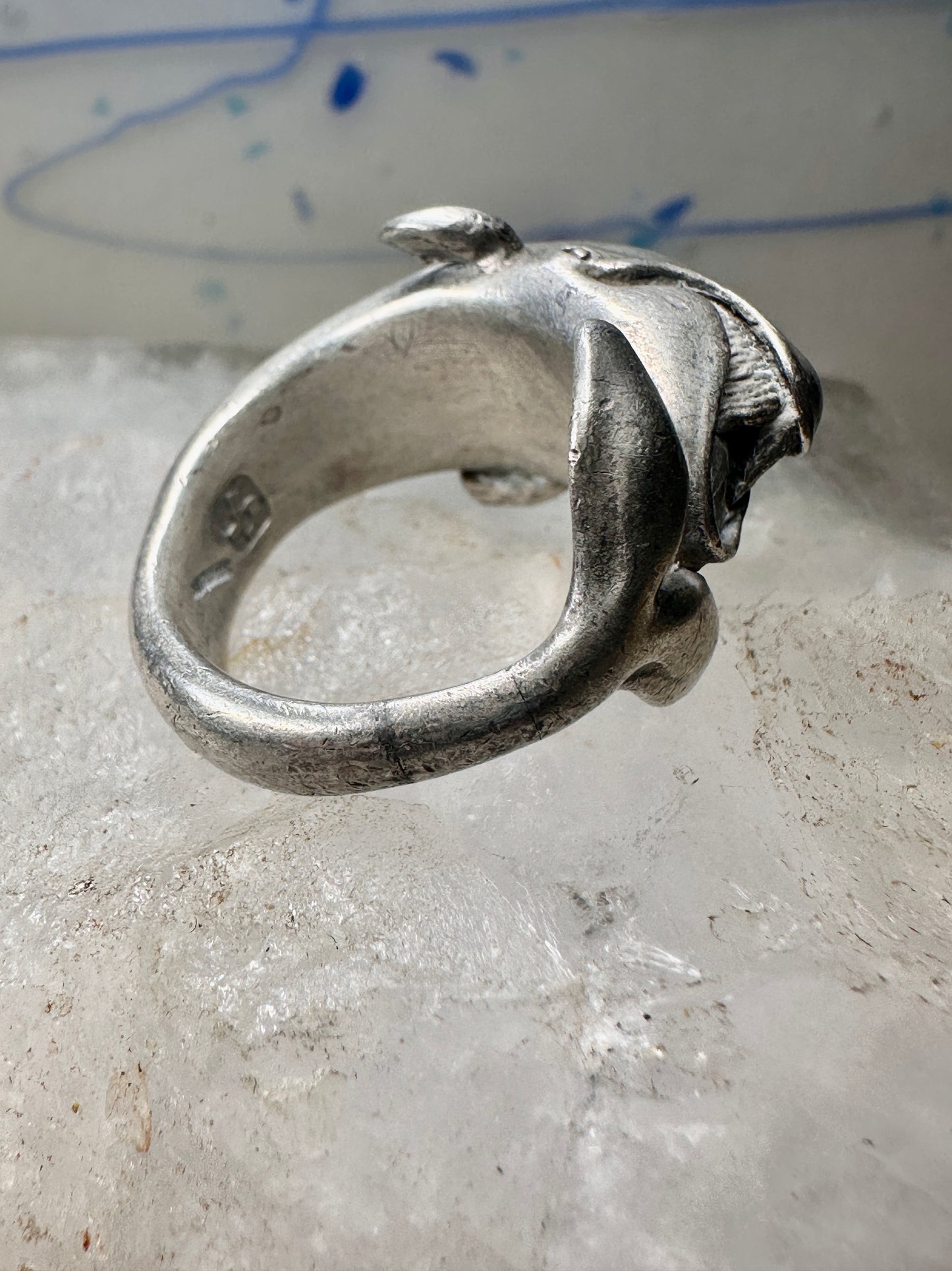 Whale ring James Yesberger size 7 sterling silver women