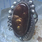 Fire Agate ring Navajo sterling silver  beaded design size 5 women girls