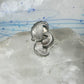 Vintage Sterling Silver Native American Leaf Statement Ring Curved Feathers Size 6 925