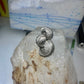 Vintage Sterling Silver Native American Leaf Statement Ring Curved Feathers Size 6 925