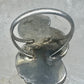 Vintage Sterling Silver Native American Leaf Statement Ring Curved Feathers Size 6 925