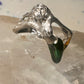 Mermaid ring nude lady band size 8 sterling silver women