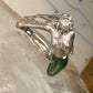 Mermaid ring nude lady band size 8 sterling silver women