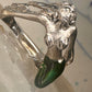 Mermaid ring nude lady band size 8 sterling silver women