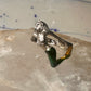 Mermaid ring nude lady band size 8 sterling silver women