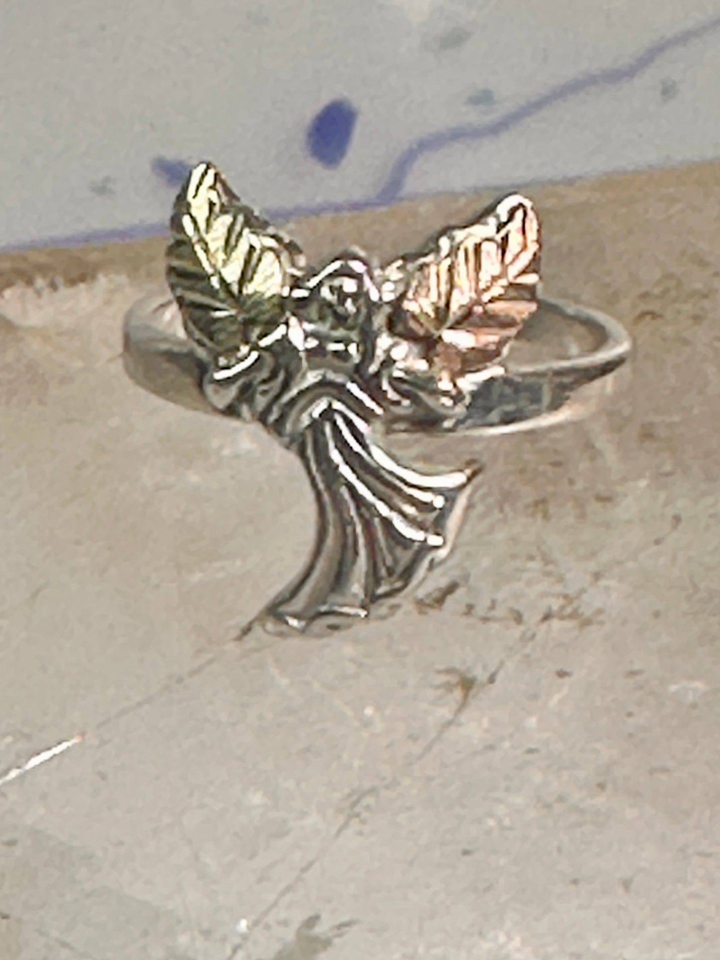 Angel ring Black Hills Gold Pinky Size size 5.7 sterling silver women girls