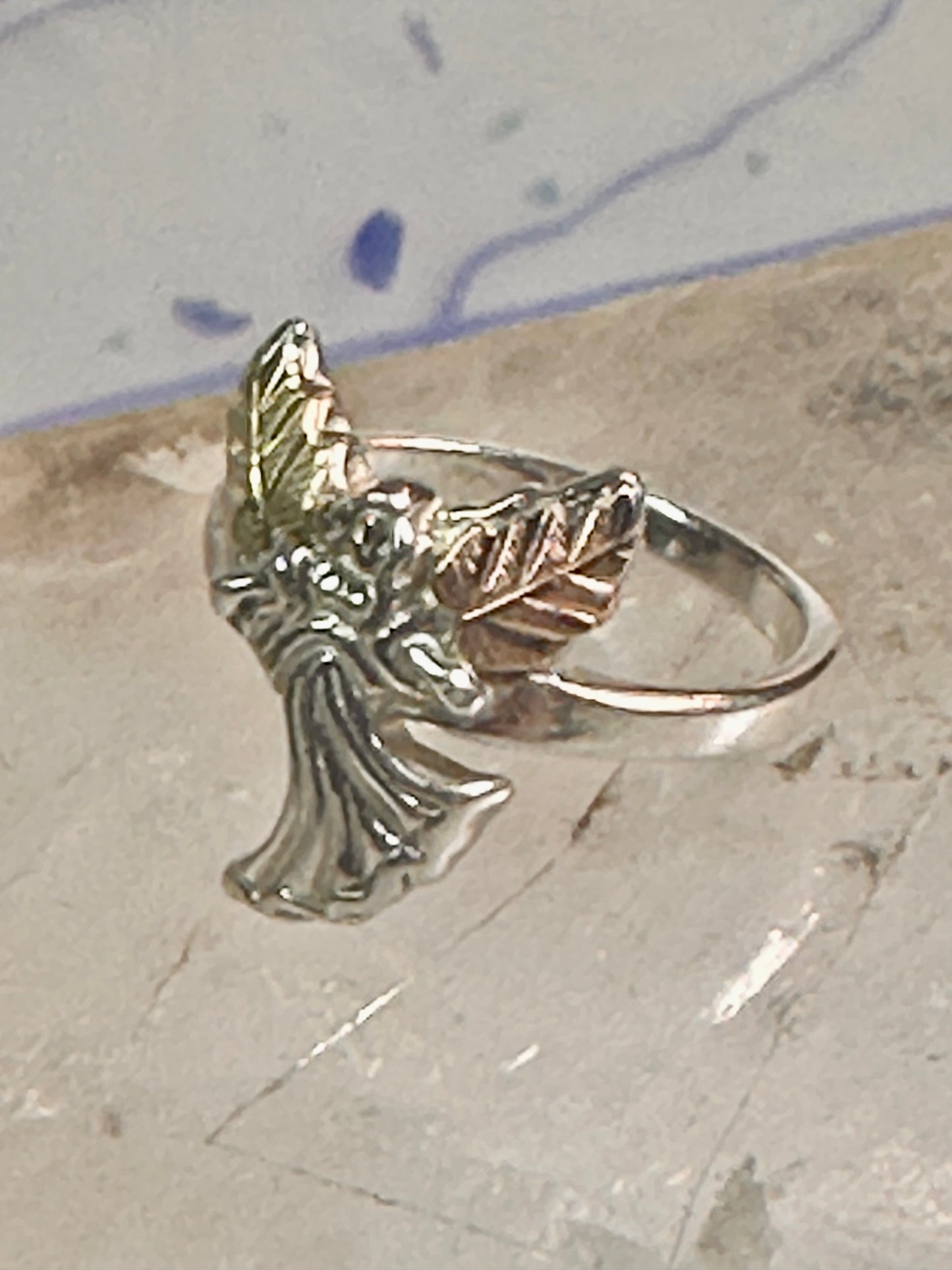 Angel ring Black Hills Gold Pinky Size size 5.7 sterling silver women girls