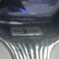 Vintage Sterling Silver Purple Amethyst Glass Cocktail Ring  Size 10.75 925