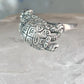 Turtle ring tortoise band size 5.25 sterling silver women girls