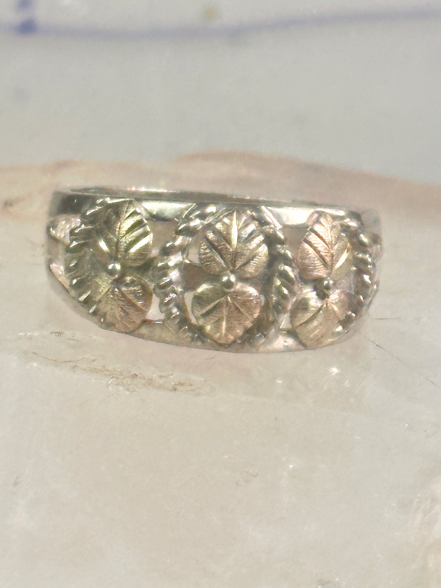 Black Hills Gold Ring wedding band Size size 8.75 sterling silver women men