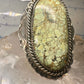 Turquoise ring snakes Navajo sterling silver size 9 women&nbsp;