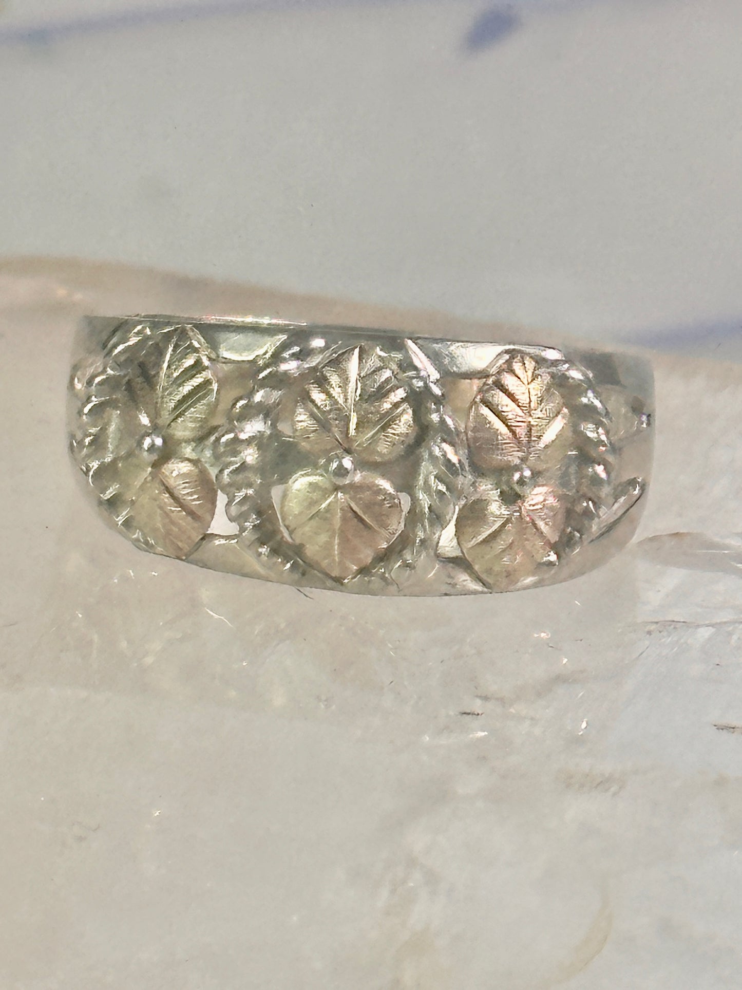 Black Hills Gold Ring wedding band Size size 8.75 sterling silver women men