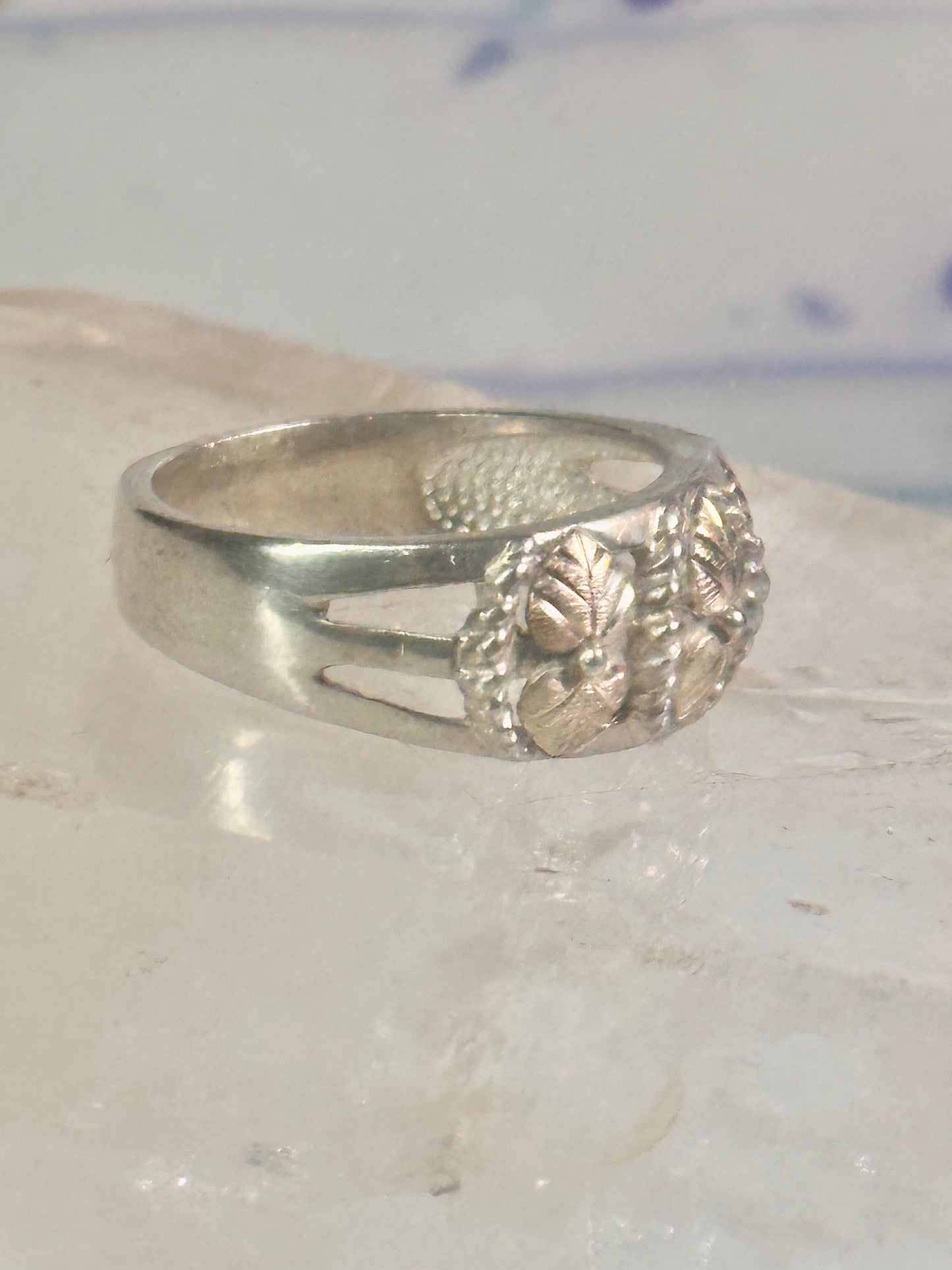Black Hills Gold Ring wedding band Size size 8.75 sterling silver women men