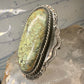Turquoise ring snakes Navajo sterling silver size 9 women&nbsp;