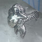 Mermaid ring figurative sterling silver size 5.75 women girls