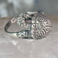 Turtle ring tortoise band size 5.25 sterling silver women girls