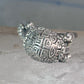 Turtle ring tortoise band size 5.25 sterling silver women girls