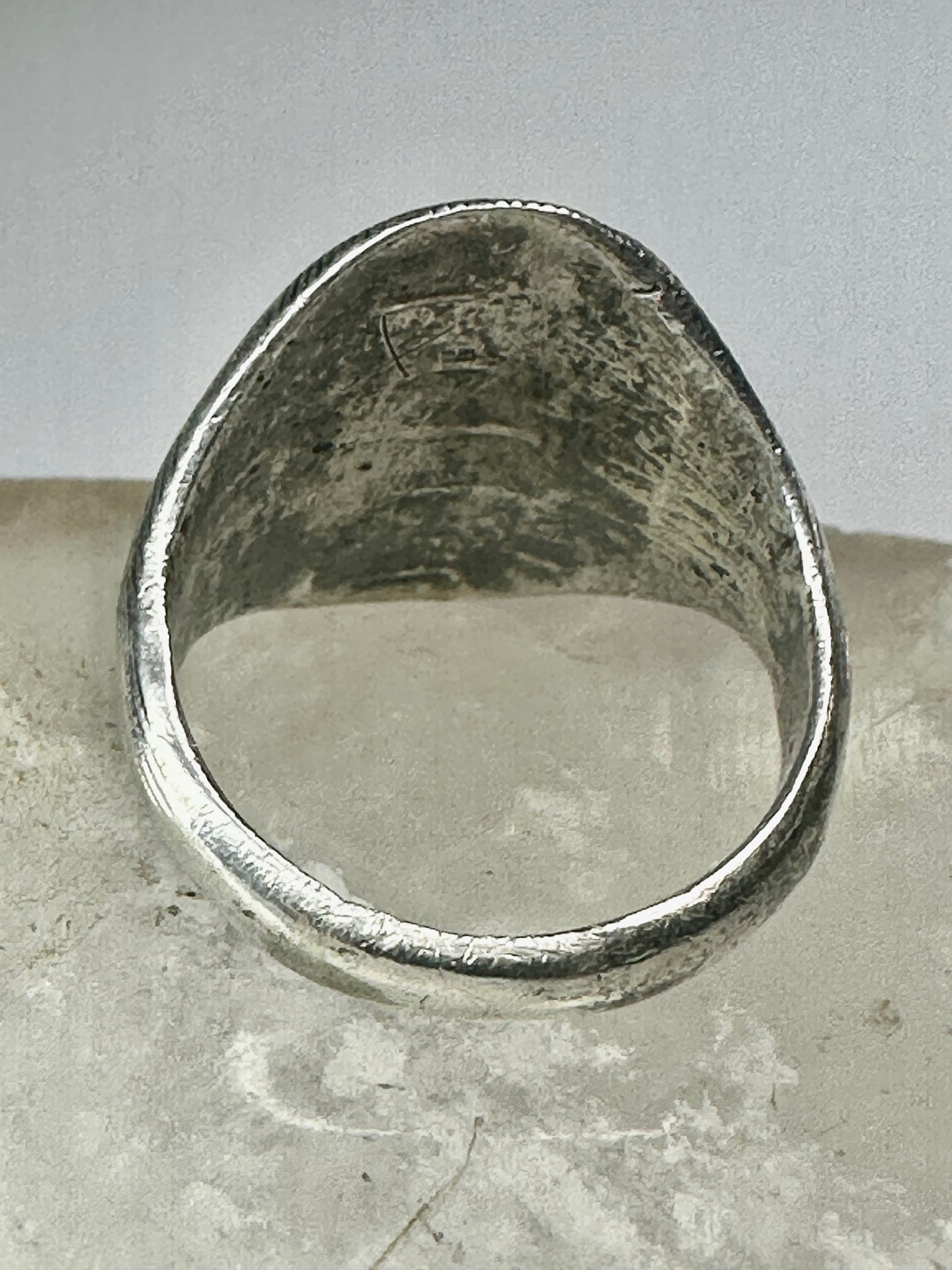 Phoenix ring Navajo band size 9.50 sterling silver women men