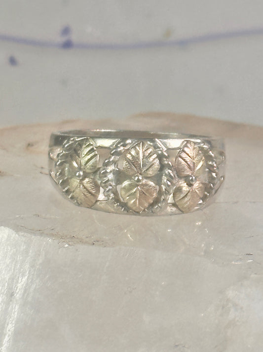 Black Hills Gold Ring wedding band Size size 8.75 sterling silver women men