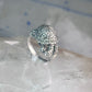 Turtle ring tortoise band size 5.25 sterling silver women girls