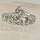 Lion Ring animal band Size size 7.25 sterling silver women girls
