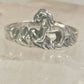 Lion Ring animal band Size size 7.25 sterling silver women girls
