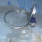 Trumpet ring amethyst horn musical instrument band sterling silver size 7.50 women girls