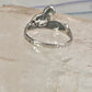 Lion Ring animal band Size size 7.25 sterling silver women girls