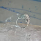 Turtle ring tortoise band size 5.25 sterling silver women girls
