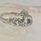 Lion Ring animal band Size size 7.25 sterling silver women girls