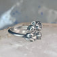 Cat and Mouse ring mouse cat band size 7.50 sterling silver women girls