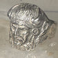 Buffalo headdress ring southwest chief size 10.2 sterling silver men women