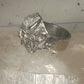 Buffalo headdress ring southwest chief size 10.2 sterling silver men women